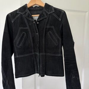 Wilsons Suede Leather Black “Jean” Jacket
